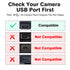 2 Pack 3.3ft IFC-400PCU T1i T7i, AGVEE Camera USB Data File Transfer AV Out Digital Cable Cord with Magnetic Ring