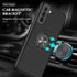 Samsung Galaxy S22 Plus Case - Military Grade Shockproof, Heavy Duty Armor, Built-in Ring Holder & Kickstand (Black)