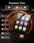 AGXOV 128GB MP3 5.4, Player with Bluetooth Music Player with Built-in HD Speaker, FM Radio, Voice Recorder, HiFi Sound