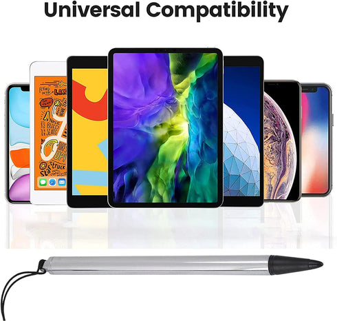 Universal High Sensitive Resistive Pen, Fine Point Stylus Tip with Spring Cord for Resistive Screen Devices