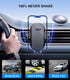 Car Phone Holder, Universal CD Slot Phone Mount, Hands Free Adjustable Phone Mount for All iPhone & Android Phones