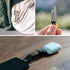Rolling Square inCharge 6 - 6-in-1 Keychain USB C, Lightning & Micro-USB Charger, 15W Universal Cable, Gray.