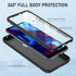 PUJUE Silicone Matte Phone Case for Motorola Moto-G Pure: G Play 2023 | G Power 2022, 360 Full Protection, Black