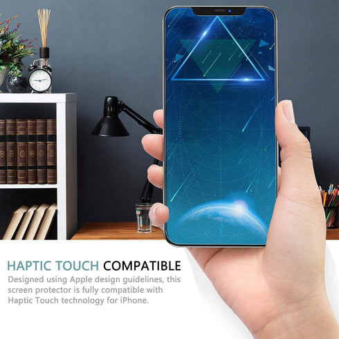 2 Pack Privacy Screen Protector for iPhone 12 Mini, Anti Spy Tempered Glass Film, Touch Sensitive, Bubble-Free
