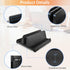 Vertical Laptop Stand Holder, ABS Organizer with Adjustable Dock for PC up to 17.3 inches, MacBook, Phone, Black