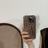 owwiktten 12/12 6.1 inch 12 12pro Brown Cheetah Print Leopard Phone Case for iPhone Pro Retro Trendy Luxury Matte Slim