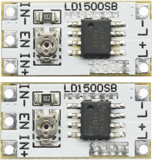 GODIYMODULES 2PCS Constant Current Led Driver DC 3-6V 28-1500mA Adjustable Output Current LED