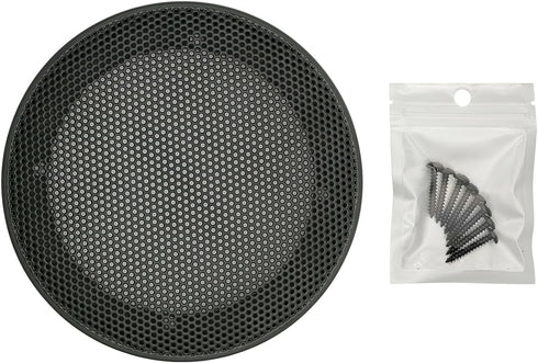 3" Speaker Grill Covers, Car Speaker Subwoofer Guard Protector, ABS Plastic Frame with Metal Mesh, Black - 2Pcs