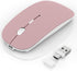 Gizdot Wireless Mouse for Laptop/MacBook Air/Pro & iPad, Mouse Jiggler Mode Bluetooth 5.2/2.4G