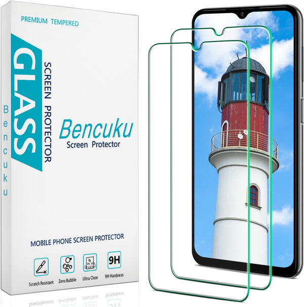 Samsung Galaxy A23 / A23 5G Tempered Glass Screen Protector (2 Pack) - Anti Scratch, Bubble Free, Case Friendly.