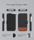 LUPA Legacy iPhone 13 Mini Wallet Case - Slim Durable Faux Leather Flip Case with Card Holder for Men and Women