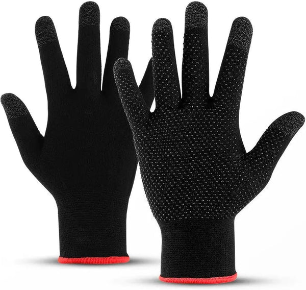 Finger Gloves for Gaming, E-Sports Gaming Gloves with Highly Sensitive Nano-Silver Fiber Material