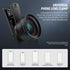 NEEWER 2 1 0.45x 15x 37mm LS-67 Basics in Phone Camera Lens Accessories Kit, HD Wide Angle + Macro, Lens Clamp