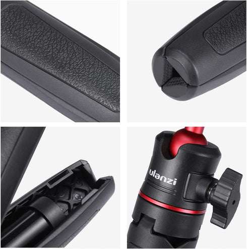 ULANZI MT-08 Extension Pole Tripod, Mini Selfie Stick for Webcam, iPhone, Canon, Sony Cameras