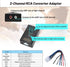NuIth Amplifier Subwoofer Interface Adapter - Compatible with Honda Civic Pilot Fit 2006-2012, Acura RDX 2007-2015