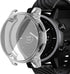FitTurn Compatible with Moto 360 3rd Gen Screen Protector Case Cover, All-Around Metal Color TPU Bumper