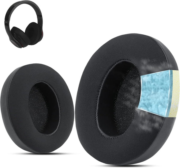 Krone Kalpasmos Cooling-Gel Earpad Replacement for Beats Studio 2 & 3, Premium Memory Foam Ear Cushions
