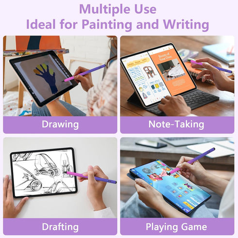 Stylus Pen for iPad 2018-2023 with Palm Rejection, Active Pencil for iPad 10th/9th/8th/7th/6th Gen, for iPad Pro