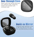 STUPIDYIN 5.3 30H IP54 Wireless Earbuds, Bluetooth Headphones with Semi-Transparent Case, Playback LED Power Display