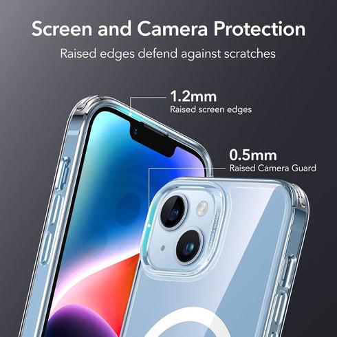 ESR Shockproof Military-Grade Protection Case for iPhone 14/13, Compatible with MagSafe, Classic Hybrid Case