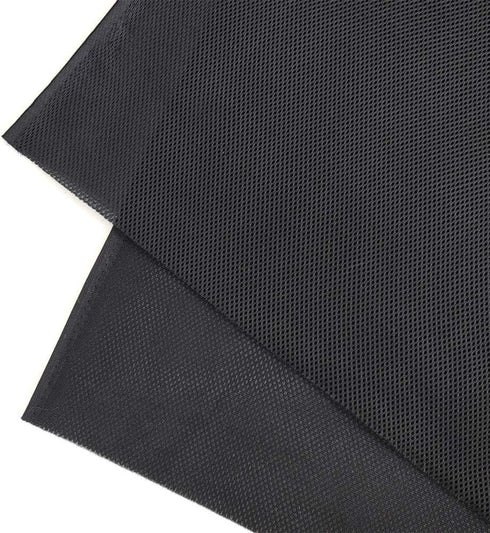 WAYBER Black Speaker Grill Cloth, Stereo Mesh Fabric for Speaker Repair - 55 x 20 in / 140 x 50 cm