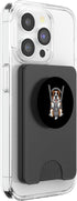 Saint Bernard Puppy Lover PS Funny Saint Bernard Puppy In A Baby Carrier. Dog Lover PopSockets PopWallet for MagSafe