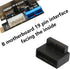USB 3.0 90 Degree Motherboard Adapter, 19 Pin/20 Pin Male to Female Extension Adapter L Turn Right Angle Socket for