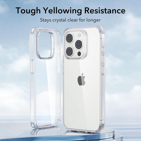 ESR 14 13 Clear Case for iPhone Case and iPhone Case, Shockproof Thin Silicone Cover, Yellowing-Resistant Slim