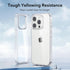 ESR 14 13 Clear Case for iPhone Case and iPhone Case, Shockproof Thin Silicone Cover, Yellowing-Resistant Slim