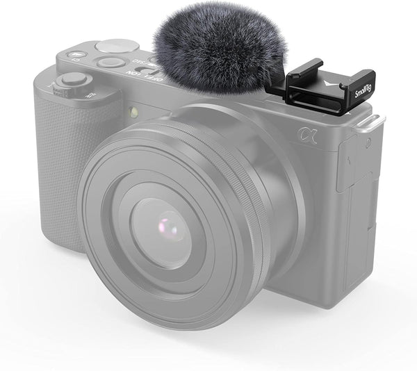 SmallRig Cold Shoe Adapter with Windshield for Sony ZV-1 II/ZV-1/ZV-1F/ZV-E1/ZV-E10-3526