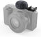 SmallRig Cold Shoe Adapter with Windshield for Sony ZV-1 II/ZV-1/ZV-1F/ZV-E1/ZV-E10-3526