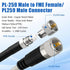 18ft, RG8X PL-259 PL259 Ullnosoo CB Coax Cable CB Radio Antenna Cable Coaxial Cable with Male to FME Female/ Male