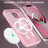 BENTOBEN Translucent Matte iPhone 13/14 Case, Slim Shockproof, Magsafe Compatible, Tender Pink, Protective Cover for