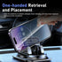 Dogary Car Dashboard Phone Holder, Rotating One-Hand Operation Bracket with Anti-Slip Base, Auto-Locking Secure