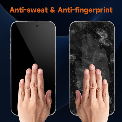 Privacy Screen Protector for iPhone 15 Pro Max/15 Plus, 9H Full Coverage Tempered Glass, Anti-Spy, 3 Packs