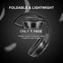 LORELEI X6 Over-Ear Headphones with Microphone, Lightweight Foldable & Portable Stereo Bass Headphones