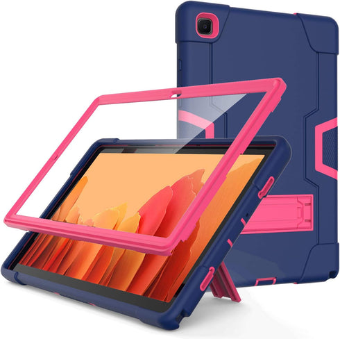 Slim Heavy Duty Case for Samsung Galaxy Tab A7 10.4 2022, Protective Kickstand Case for 10.4 inch 2020 2022
