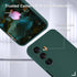 Samsung Galaxy A15 5G Case, Deep Green Soft Anti-Scratch Silicone Phone Cover with 1 Screen Protector, Full Body