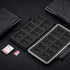 36 Slots Memory Card Case Holder, Water-Resistant Keeper Wallet for 12 SD SDHC SDXC + 24 TF MSD MicroSD MicroSDHC