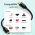 6ft 2.1 48Gbps 4K 120Hz 8K 60Hz, Pacroban eARC/ARC HDMI Cable TV to Soundbar (HDMI Port Required on Both Devices) Ultra