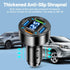 66W Fast Car Charger, 4 Ports Cigarette Lighter USB Charger with LED Voltmeter, QC3.0/Super Port Fast Charging Adapter