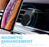 Shakas 2 360 PCS Mobile Phone Navigation Magnetic Bracket, Degrees Rotation Adsorption-type Vehicle Air Vent Navigation