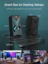 OROW 10W Computer Speakers, RGB Desktop Speakers with Volume Control, Colorful LED for Monitor/Laptop, 3.5mm Aux