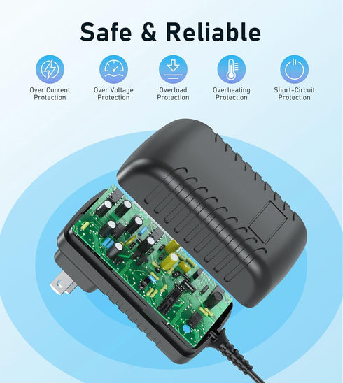 Beudsa ChargN 12V 1A 1000mA 12W Adapter,12W 12V Power Supply Adapter, AC/DC AC Switching Adapter DC Charger for CCTV