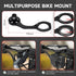 Out Front Bike Combo Mount for Garmin Edge Wahoo Elemnt Computer, Extended Cycling Mount for Bryton Cateye GoPro
