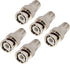 Boobrie F-Type to BNC Coax Adapter, 5 Pack BNC/F Female Coaxial Cable Connector for CCTV Camera and Satellite Scanner