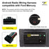 1986-2004/Mazda 1991-1997/Mercury 1986-2000, 16Pin E-150 E-250 Aftermarket Radio Wiring Adapter Compatible with Ford