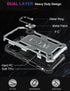 IKAZZ 17 6.9 Inch 16ft for iPhone Pro Max Case with Screen Protector,Military Grade Shockproof Heavy Duty Protective