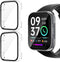 Case Compatible with SKG V9 Pro with Screen Protector, Ultra-Thin Hard PC Bumper with Tempered Glass for SKG V9 1.78"