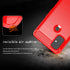 Osophter Flexible TPU Case for Oneplus Nord N10, Shock-Absorption Protective Cover, Red